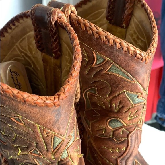Old Gringos inlaid leather size 10 - Picture 6 of 10